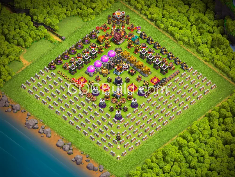 Town Hall 11 Base Layout