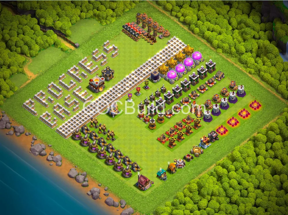 Town Hall 11 Base Layout