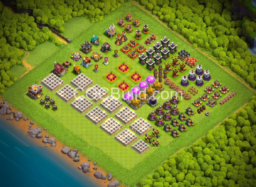 Town Hall 11 Base Layout