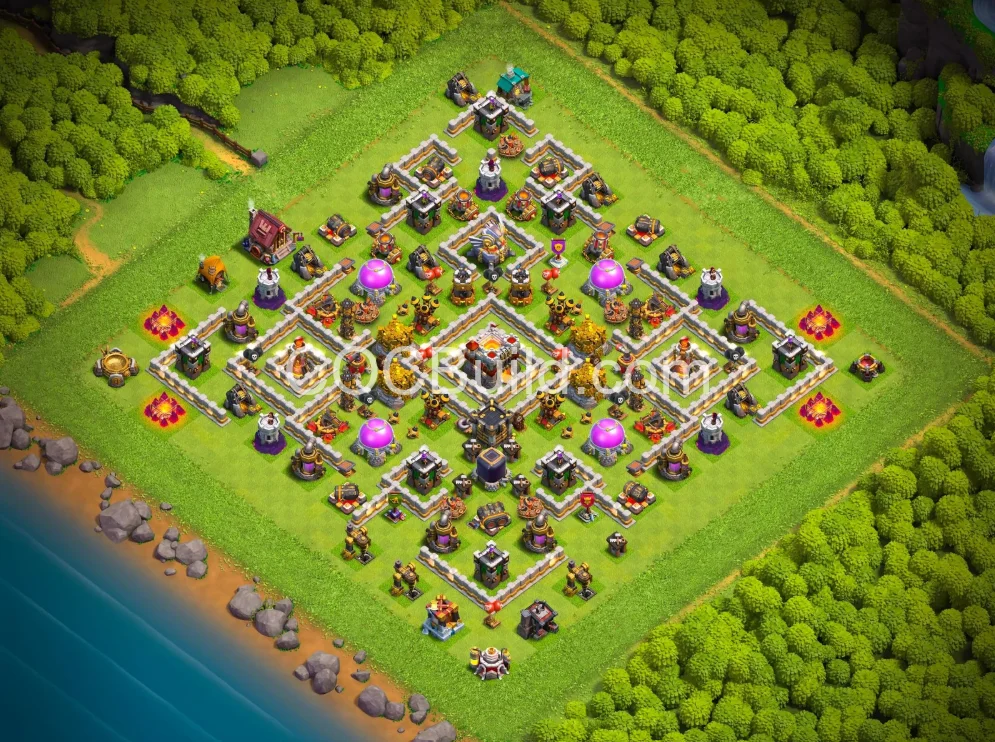 Town Hall 11 Base Layout