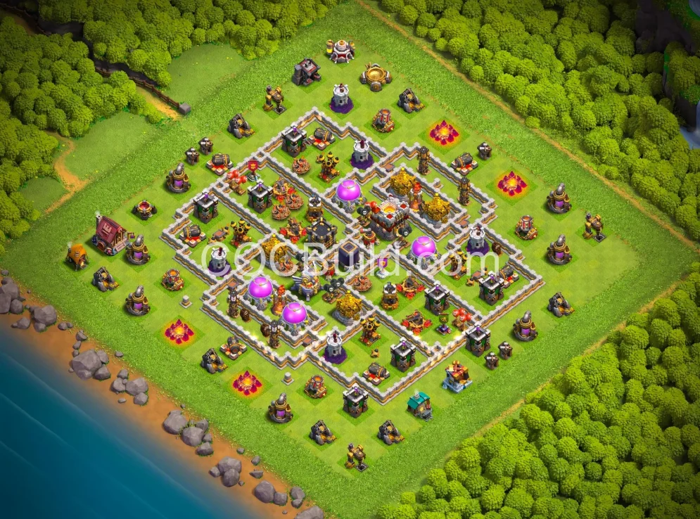 Town Hall 11 Base Layout