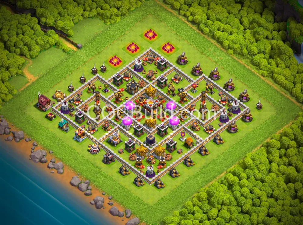 Town Hall 11 Base Layout