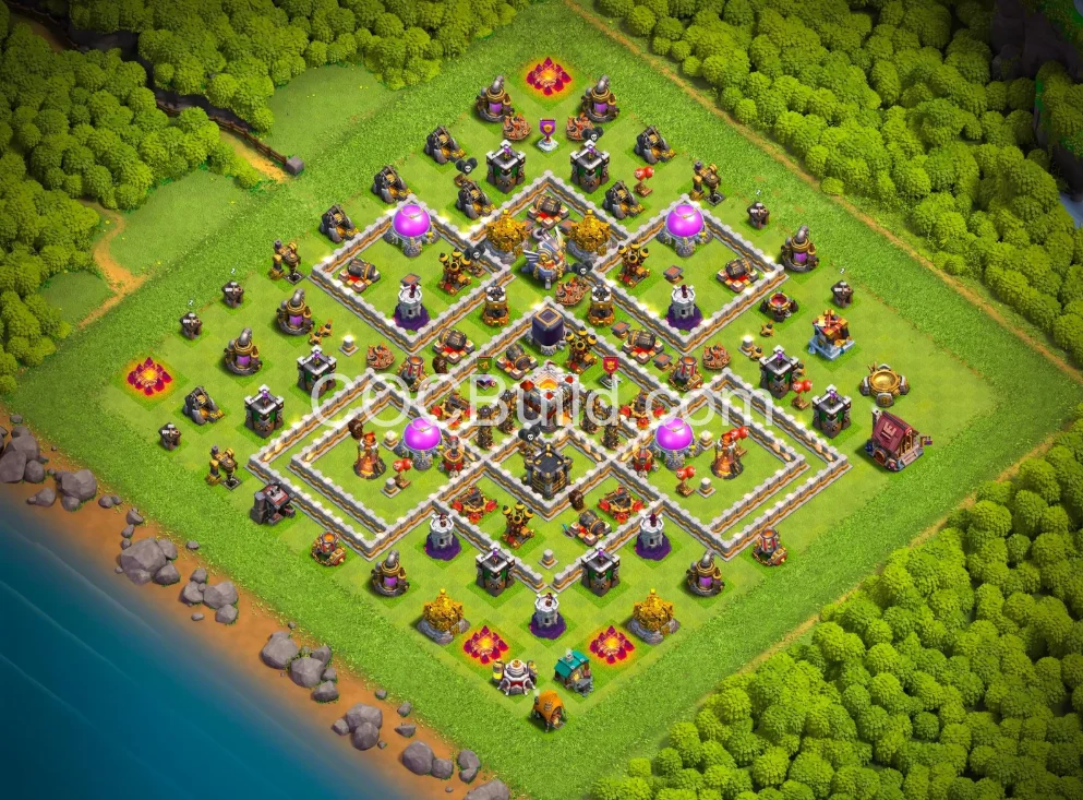 Town Hall 11 Base Layout