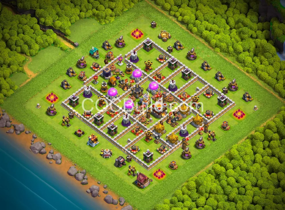 Town Hall 11 Base Layout