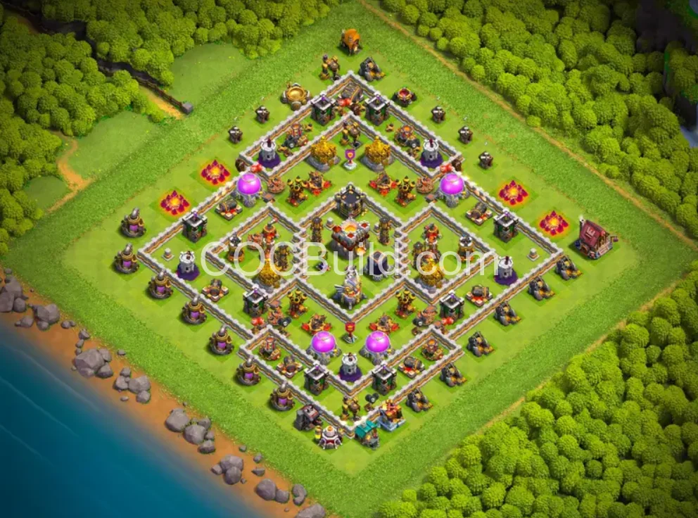 Town Hall 11 Base Layout