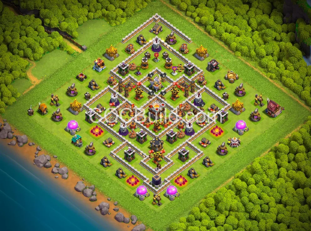 Town Hall 11 Base Layout
