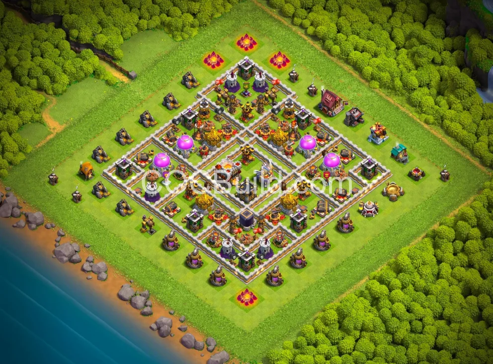 Town Hall 11 Base Layout