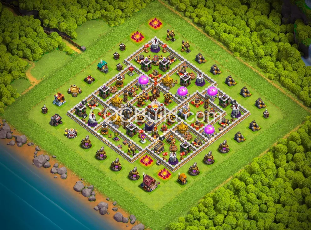 Town Hall 11 Base Layout