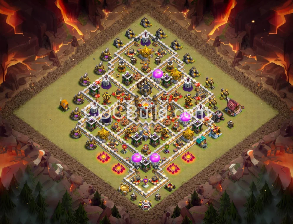 Town Hall 11 Base Layout