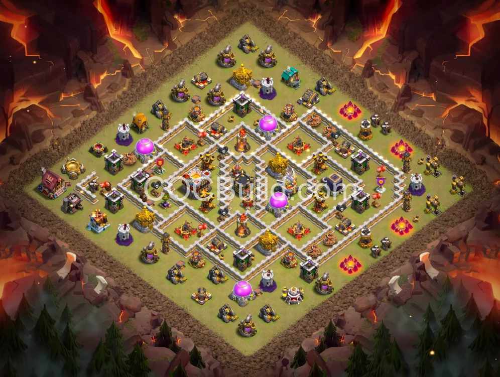 Town Hall 11 Base Layout