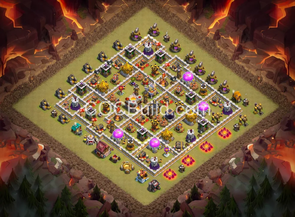 Town Hall 11 Base Layout