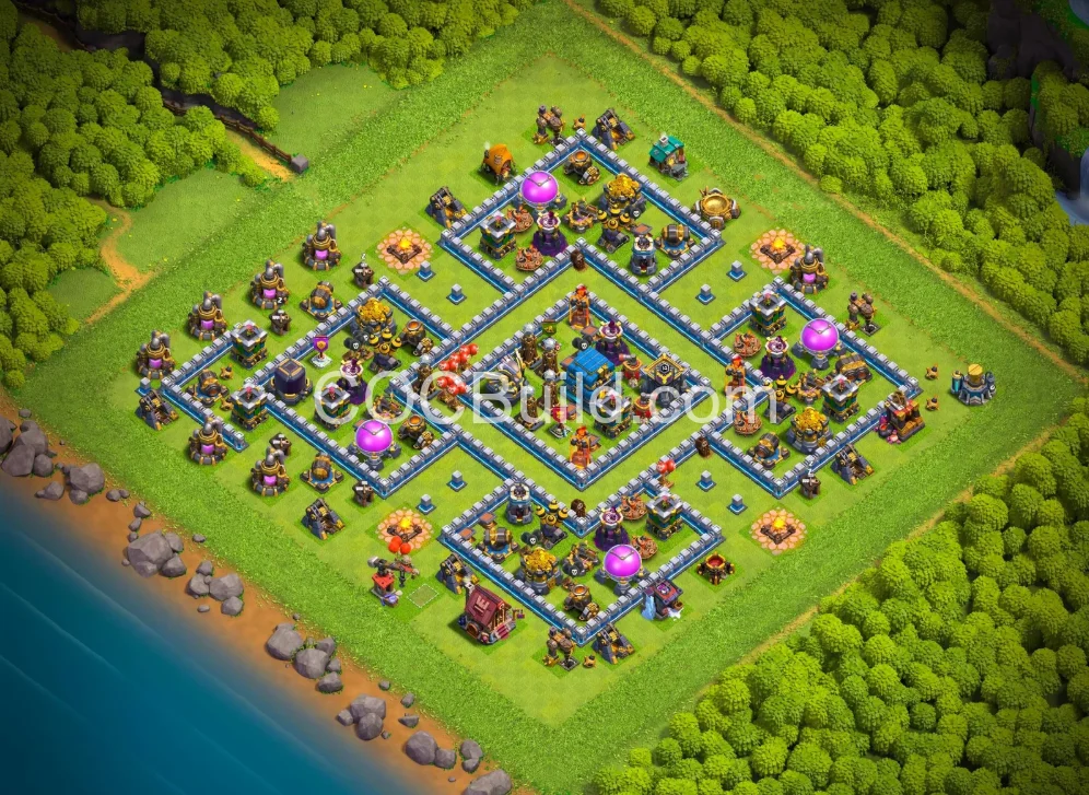 Town Hall 12 Base Layout