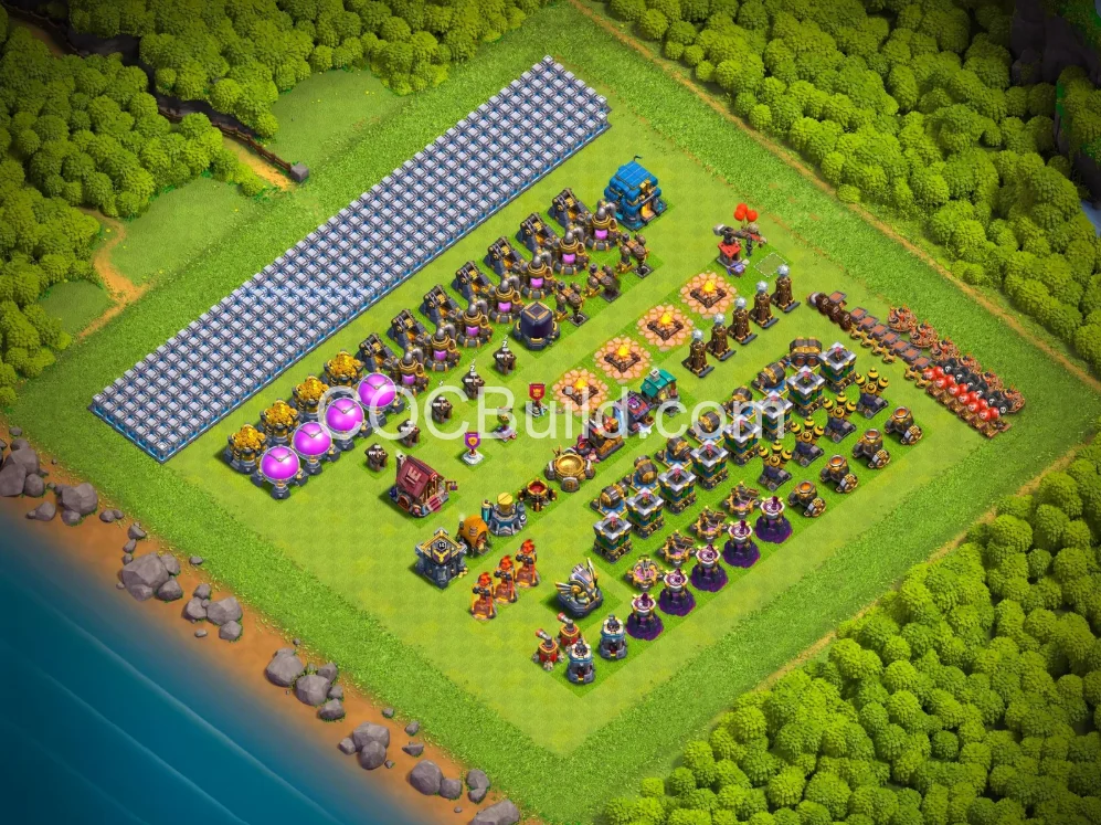 TH12 Best Townhall Level 12 Art/Showcase/Progress Base layout with Link – Clash of Clans - Clash of Clans Base Layout 2026