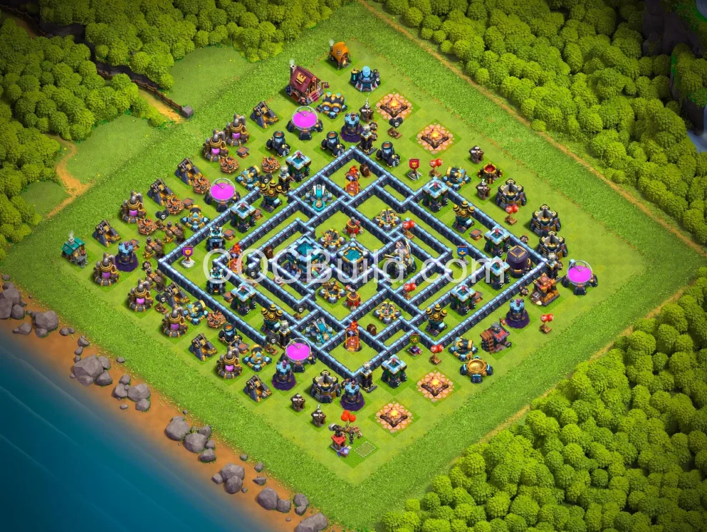 TH13 Best Townhall Level 13 Legend League Base layout with Link – Clash of Clans - Clash of Clans Base Layout 2026