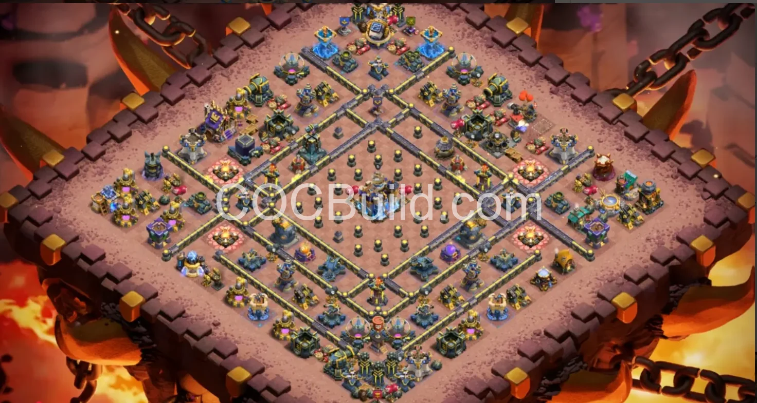 TH18 War Base — Max Level Defense | One-Click Copy