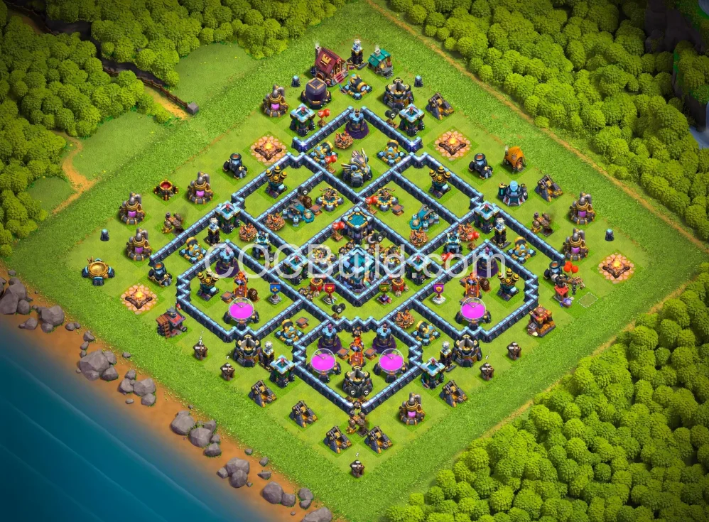 Best Townhall Level 13 Legend League Base layout with Link – Clash of Clans