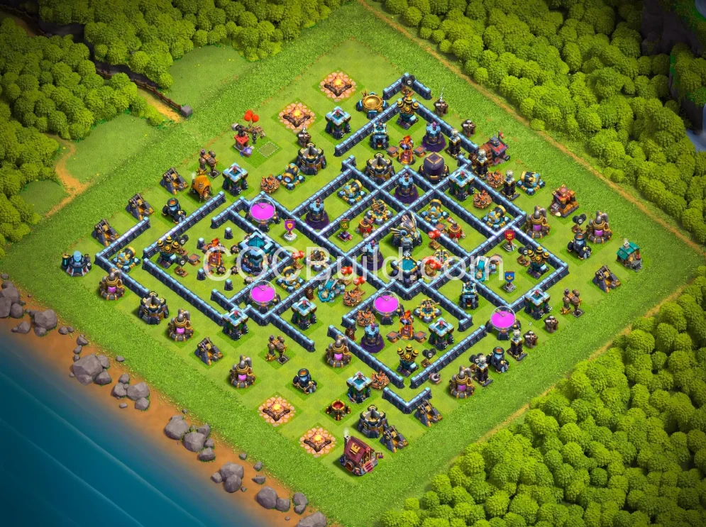 Best Townhall Level 13 Legend League Base layout with Link – Clash of Clans