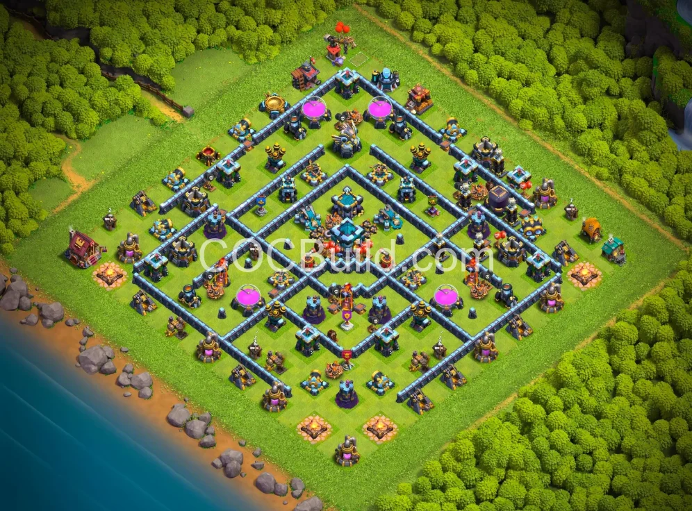 TH13 Legend Base — Legend League Tested | One-Click Copy