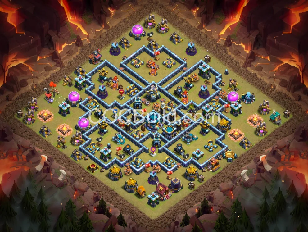Best TH13 War Base 2026 — Legend League Tested | Free Download