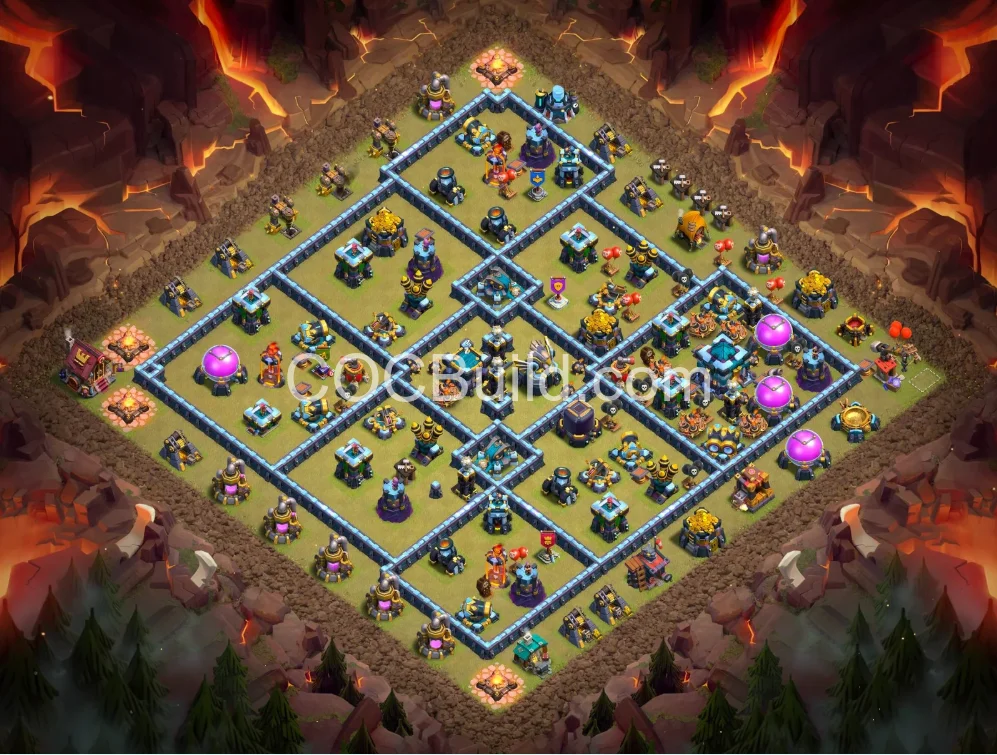 TH13 War Base — CWL War Base | One-Click Copy