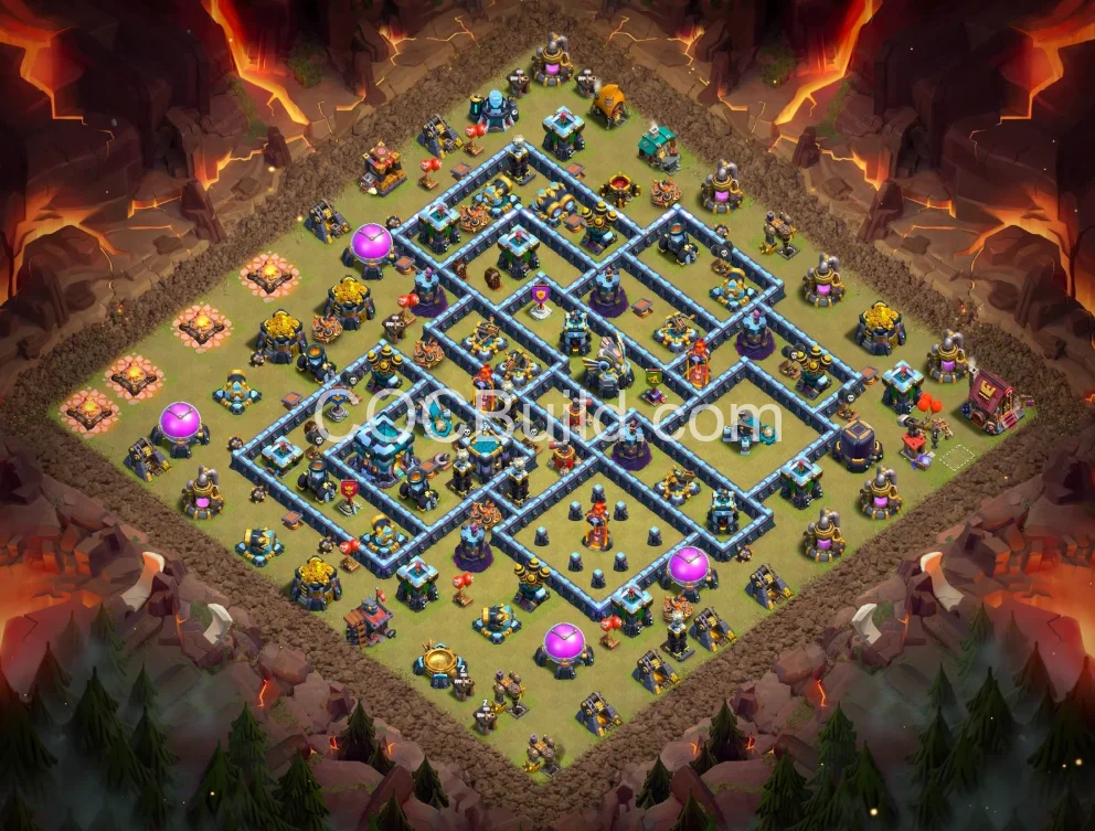 TH13 War Base — CWL War Base | One-Click Copy