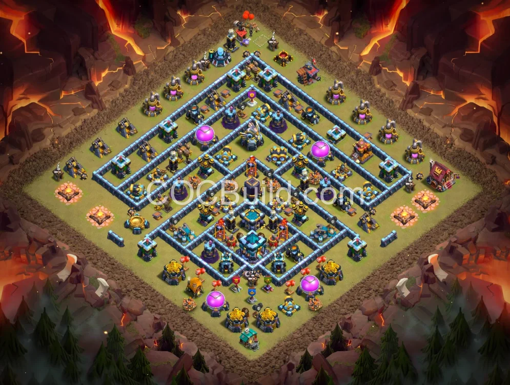 Top TH13 War Design 2026 — Pro-Level Layout | Copy Link
