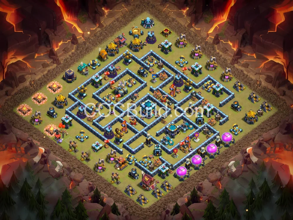 Best TH13 War Base 2026 — Legend League Tested | Free Download