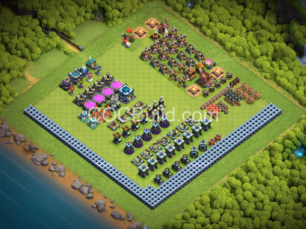 Download TH13 Art / Progress Bases Base — Anti-Air Defense | Free Copy Link