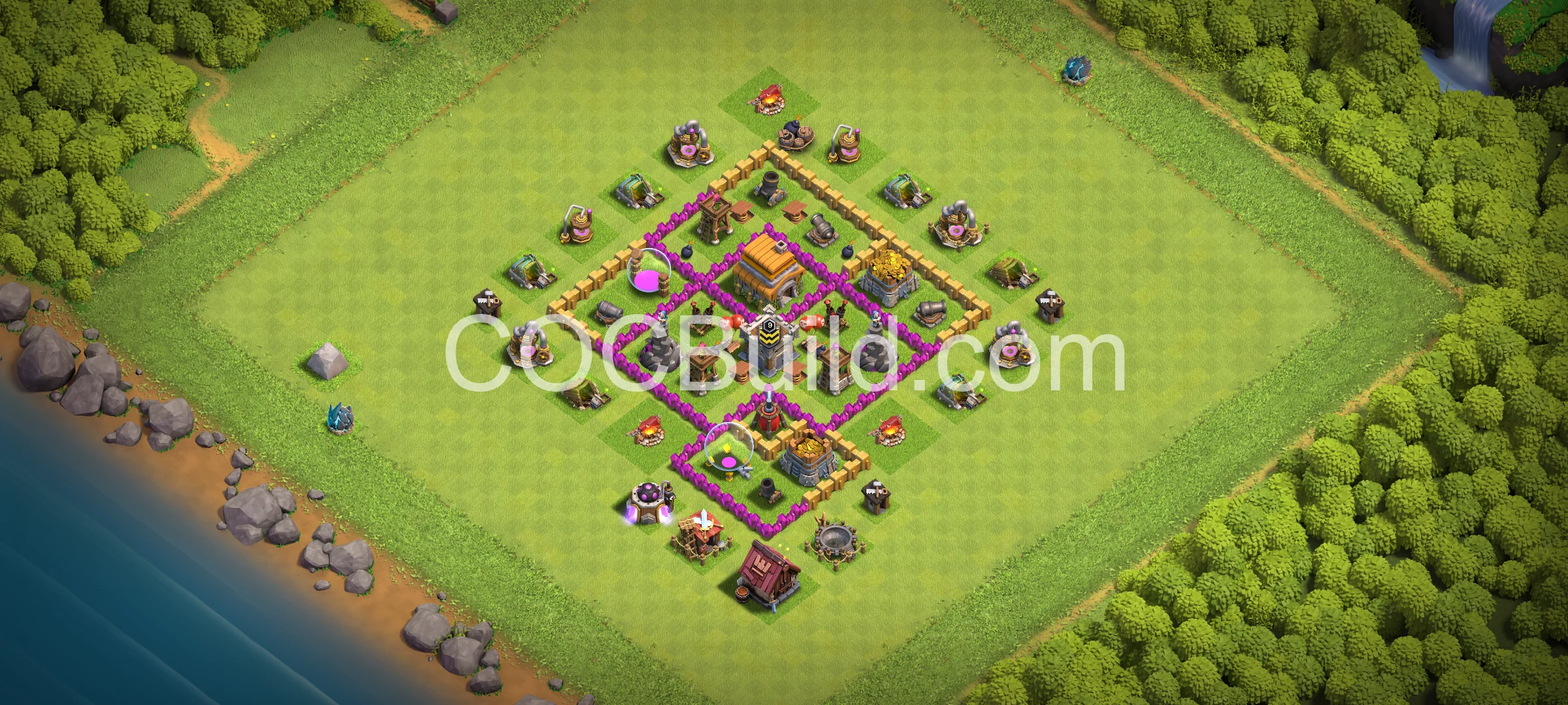 Download TH6 Hybrid Base — Max Defense Coverage | Free Copy Link